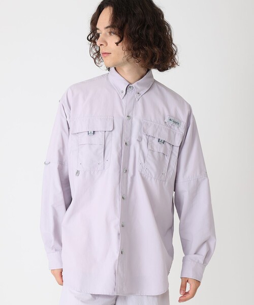 バハマII ロングスリーブシャツ　カーキ　M Columbia コロンビア Bahama II Long Sleeve Shirt バハマ