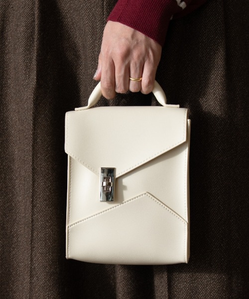 soerte ショルダーバッグ 2way square shoulder bag/2wayスクエア
