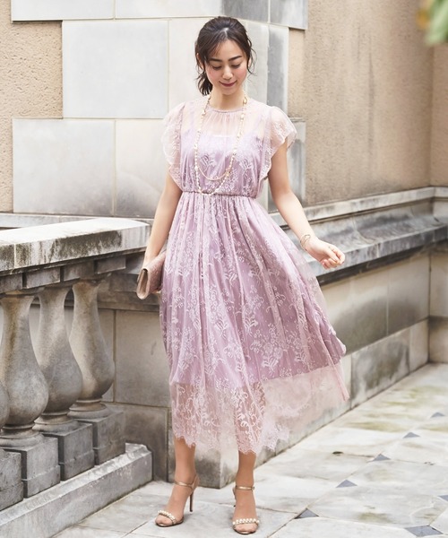 RUIRUE BOUTIQUE（ルイルエブティック） ドレス チュールレース ロング