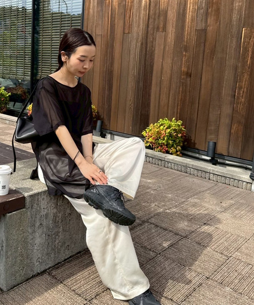 ブラウス シャツ オーバーシア―トップス レディース : ZOZOTOWN