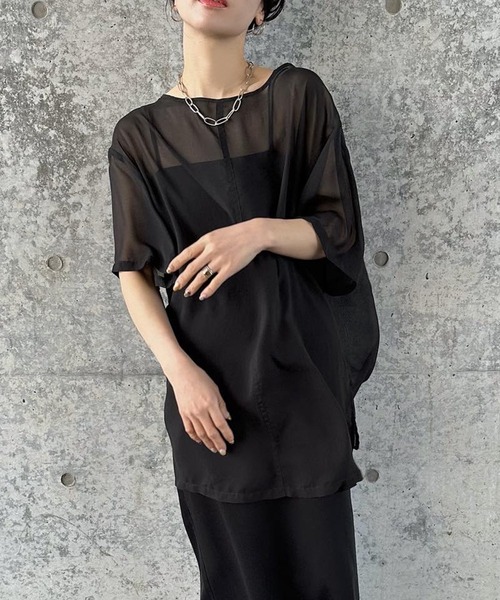 ブラウス シャツ オーバーシア―トップス レディース : ZOZOTOWN Yahoo