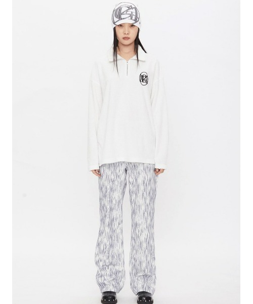 トレーナー スウェット A'GEM/9 × .kom「TARGETTO/ターゲット」TERRY HALF ZIP UP SWEAT SHIRT/テリー Target トレーナー スウェット A'GEM/9 × .kom「TARGETTO