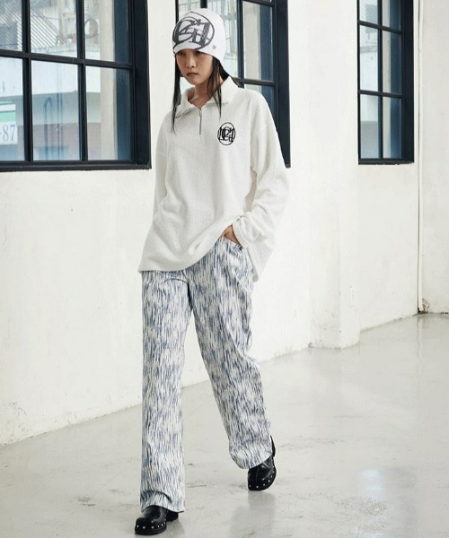 トレーナー スウェット A'GEM/9 × .kom「TARGETTO/ターゲット」TERRY HALF ZIP UP SWEAT SHIRT/テリー Target トレーナー スウェット A'GEM/9 × .kom「TARGETTO