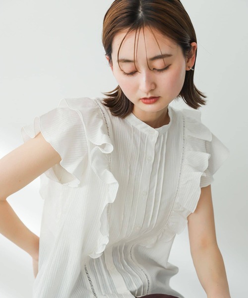 SENSE OF PLACE by URBAN RESEARCH」 ノースリーブブラウス ONE オフ 