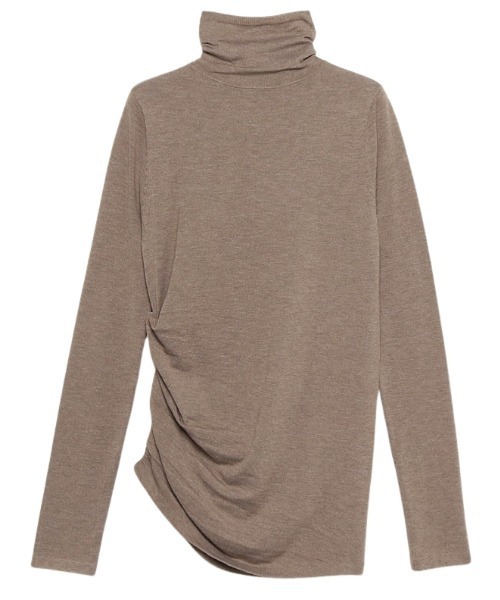 anuans（アニュアンス） ニット セーター ワンサイドドレープニット