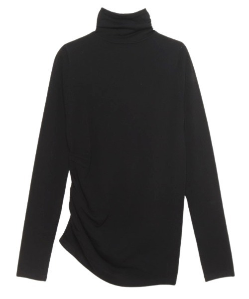 anuans 長袖ニットセーター スキッパーメランジニットプルオーバー