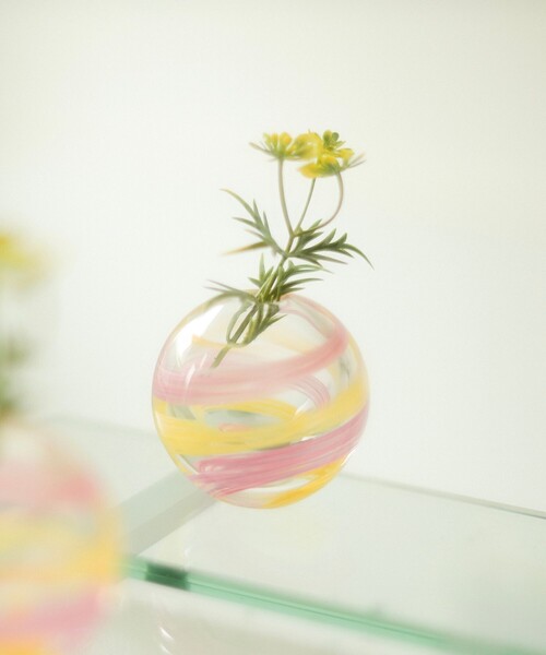 未使用　津軽びいどろ　北洋硝子　デッドストック　手吹きガラス　花瓶　ヴィンテージ BEAMS JAPAN（ビームス ジャパン） 花瓶 北洋硝子 / 津軽 びいどろ 彩