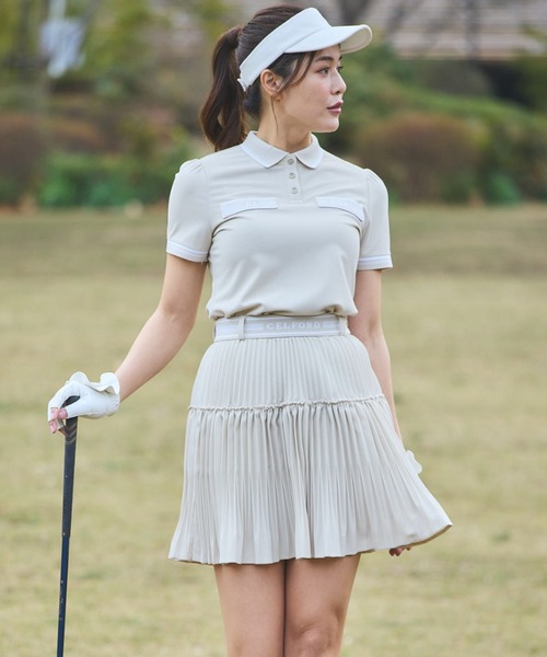 CELFORD（セルフォード） スカート 「CELFORDGOLF」ジャガードプリーツ