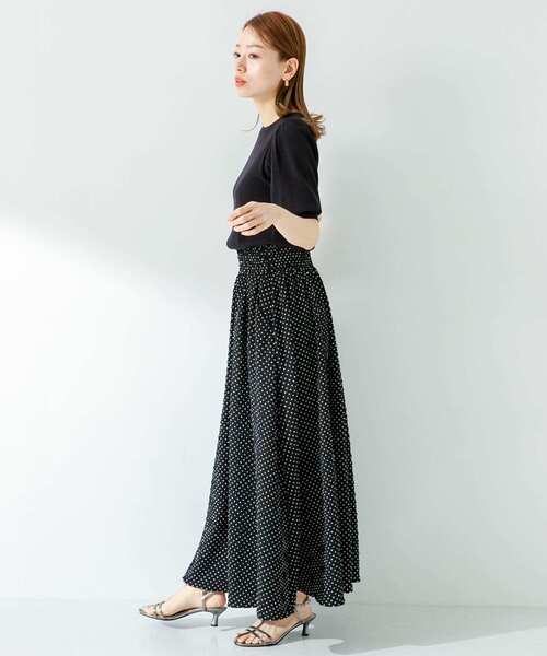 在庫処分セール URBAN RESEARCH Sonny Label スカート シャーリングふくれドット スカート