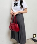 tシャツ 「Delfy」リボンブローチTシャツ...の詳細画像4