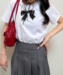 tシャツ 「Delfy」リボンブローチTシャツ...の詳細画像2