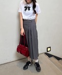 tシャツ 「Delfy」リボンブローチTシャツ...の詳細画像1