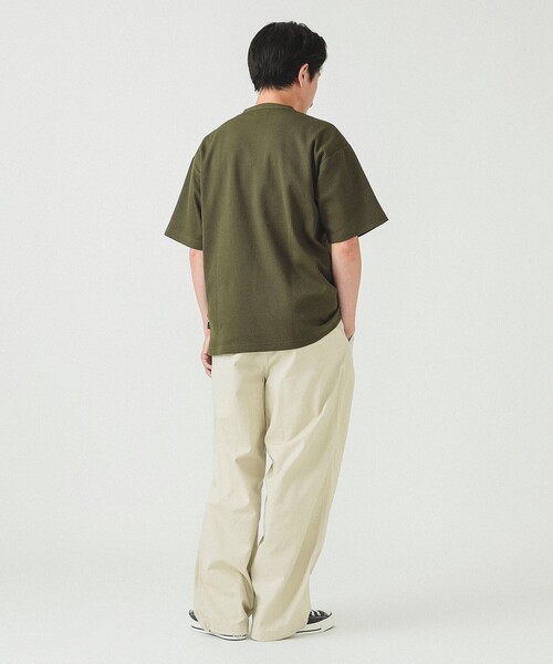 BEAMS パンツ ベーシック ツイル イージーパンツ メンズ