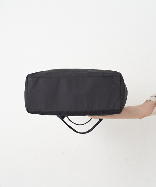 トートバッグ 「WEB限定カラーあり」ショルダー付き/樹脂パーツトートバッグLサイズ レディースの画像