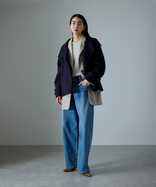 ショートコート レディース アウター スタンドカラー ジャケット classicalelf アウター コート レディース ショート丈 スタンド