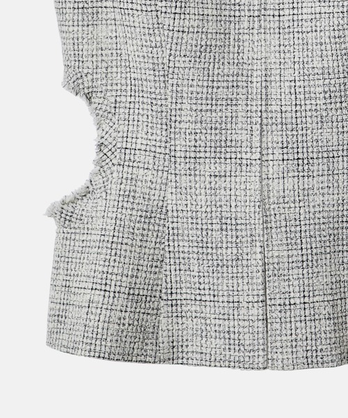 ブラウス シャツ ツイードトップ / Tweed Top レディース LE CIEL BLEU ブラウス シャツ ツイードトップ / Tweed Top
