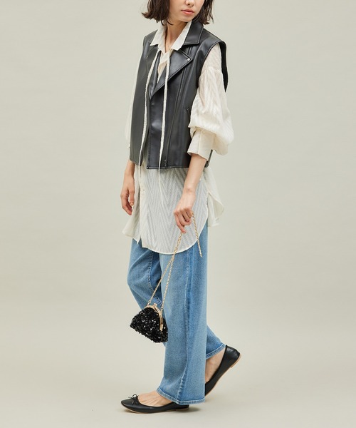no means no ライダース レザージャケット 美品 666 LEATHER WEAR SNAP  ジャケット・アウター