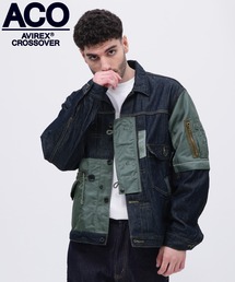 AVIREX デニムジャケット gジャン 「CROSSOVER」G-JACKET / G