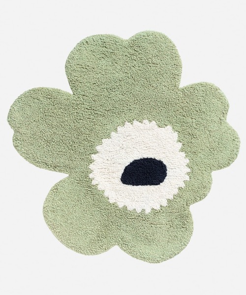 Marimekko Unikko バスマット 73×74 cm marimekko マリメッコ バスマット 73×74cm ウニッコ ブラック