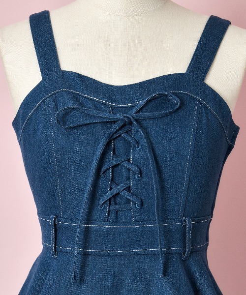 mellfy memory ワンピース Princess holiday denim : ZOZOTOWN