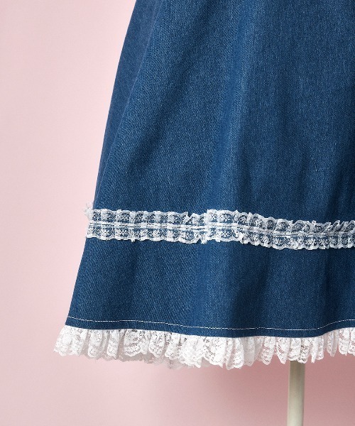 mellfy memory Holiday princessワンピース Princess holiday denim ワンピース – mellfy memory