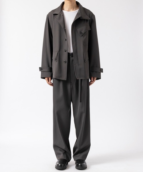 UJOH（ウジョー） ブルゾン アウター Curve Stand Collar Blouson