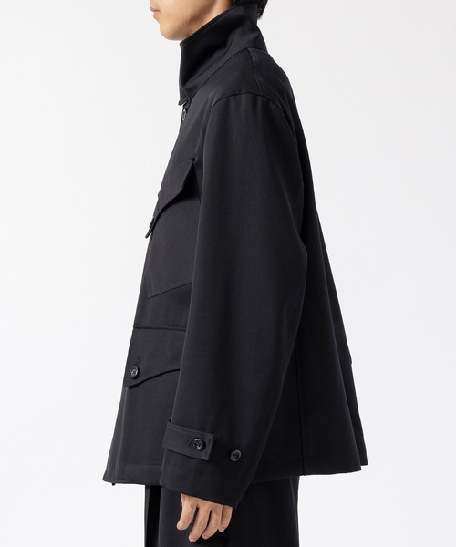 ジャケット・アウター UJOH CURVE STAND COLLAR BLOUSON UJOH（ウジョー） ブルゾン アウター Curve Stand Collar Blouson