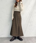 ニット セーター タートルネックフィンガーホー...の詳細画像5