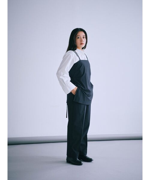 ワンピース キャミソールセットベロアワンピース「低身長・小柄女性」の画像
