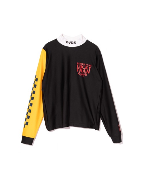 DEVEREUX GOLF tシャツ WOMENSピーチーモックネックロングスリーブT