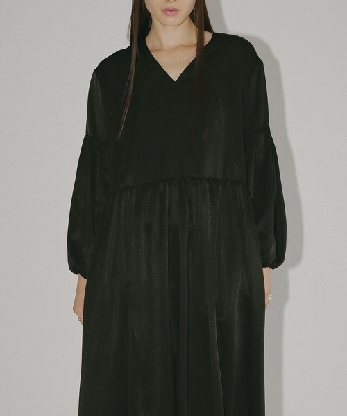 MANOF（マノフ） ワンピース PINSTRIPE GATHER ONE PIECE : ZOZOTOWN