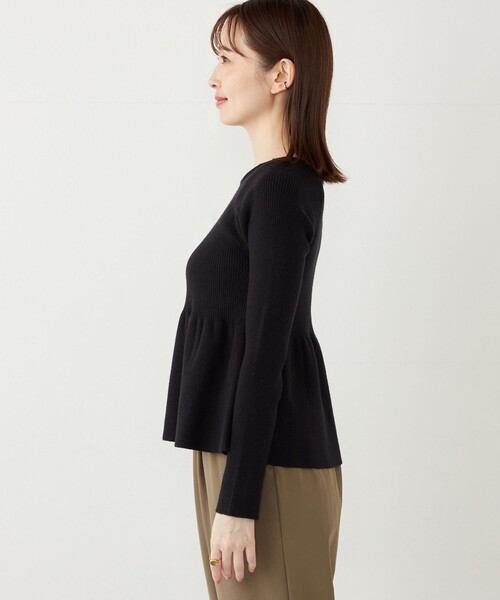 専用　新品未使用シップス　トップス　ペプラムニットセーター SHIPS Colors（シップスカラーズ） ニット セーター SHIPS Colors