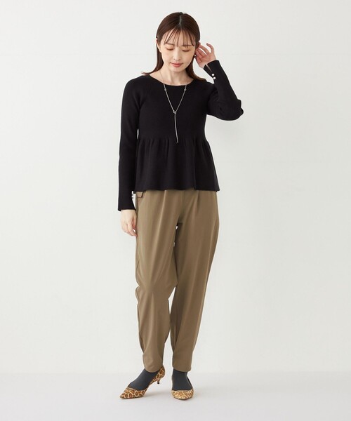 専用　新品未使用シップス　トップス　ペプラムニットセーター SHIPS Colors（シップスカラーズ） ニット セーター SHIPS Colors