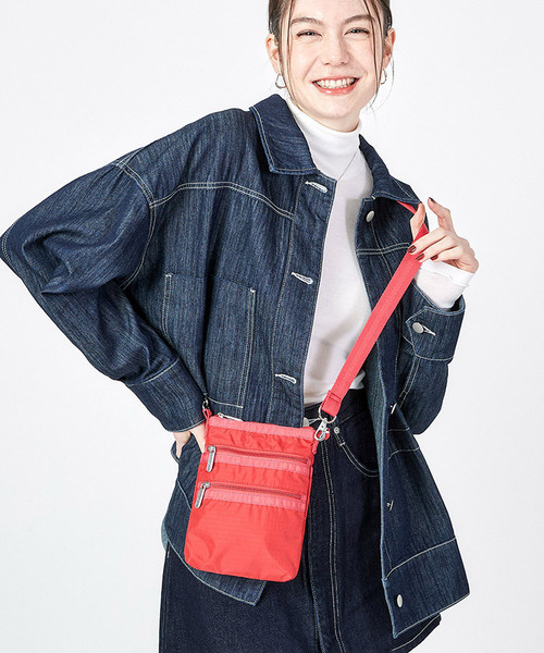 LeSportsac ショルダーバッグ バッグ 3 ZIP CROSSBODY ロージー