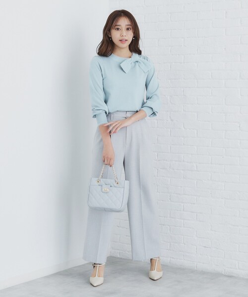 ※たーさま専用※ VIRINA アデルリボン2wayニット （ネイビー）XS ヴィリーナ VIRINA アデルリボン2wayニット （ネイビー） -靴