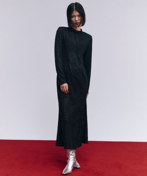 JOSE MOON（ジョゼムーン） ワンピース SQUARE SHOULDER JACQUARD