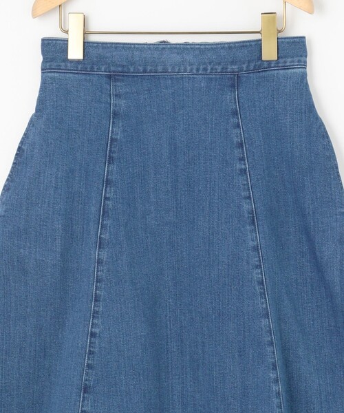 組曲（KUMIKYOKU） デニムスカート ライトデニム フレアスカート