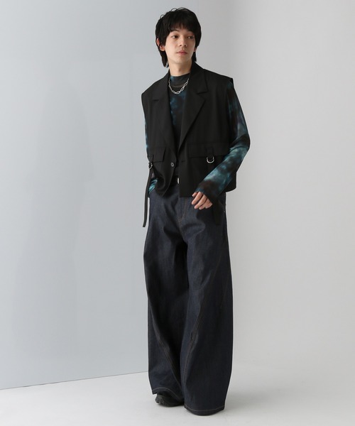 HARE ジーンズ 「SET UP対応」3ディメンションデニムパンツ(HARE