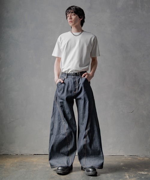 値頃 HARE ジーンズ 「SET UP対応」3ディメンションデニムパンツ(HARE パンツ