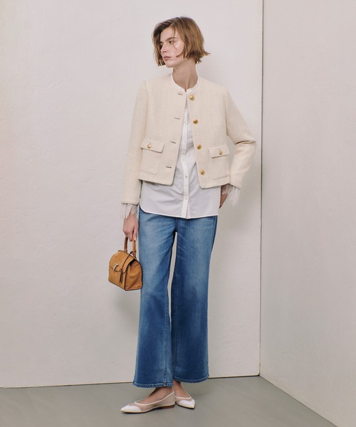 ブラウス シャツ レーシードッキングシャツ レディース allureville ブラウス シャツ レーシードッキングシャツ