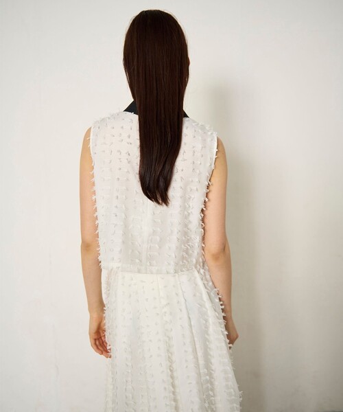 「GRACE CONTINENTAL」 ノースリーブシャツ 38 ホワイト レディース GRACE CONTINENTAL 「GRACE CONTINENTAL」 ノースリーブシャツ
