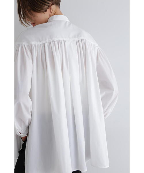 LE PHIL（ル フィル） ブラウス シャツ タイプライターギャザー