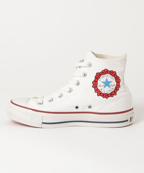 CONVERSE」 ハイカットスニーカー「HELLO KITTYコラボ」 24cm ホワイト 