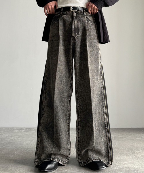 Classical Origin ジーンズ 「3WAYサイドジップ」ヴィンテージ加工