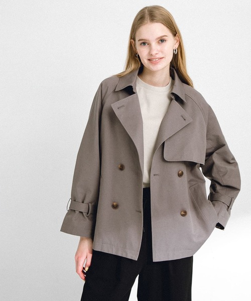 URBAN RESEARCH Sonny Label ショート　トレンチコート ce018-39461-02b.jpg