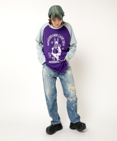RNA（アールエヌエー） tシャツ M2411 RABBIT EARLラグラン