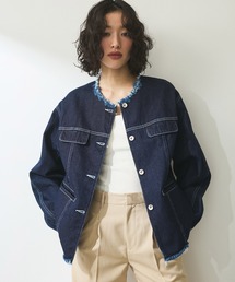 ブルゾン アウター 「WEB限定」デニムフリンジブルゾン レディース｜ZOZOTOWN Yahoo!店