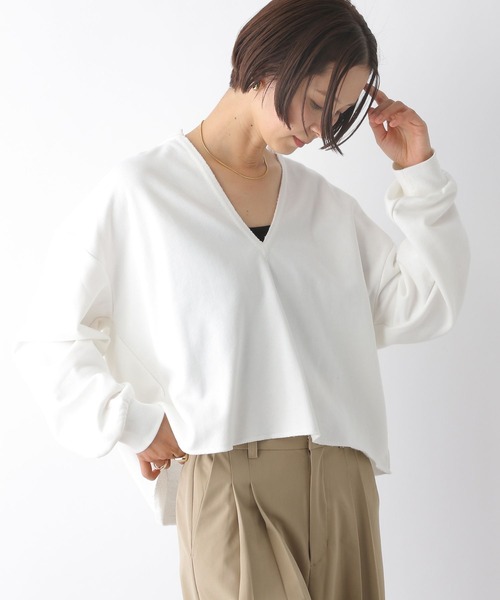 LEPSIM（レプシィム） tシャツ 深Vネックプルオーバー 289456