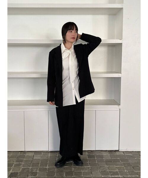 LAGUNAMOON ブラウス シャツ 「柳橋唯コラボ」ワイドスリーブ