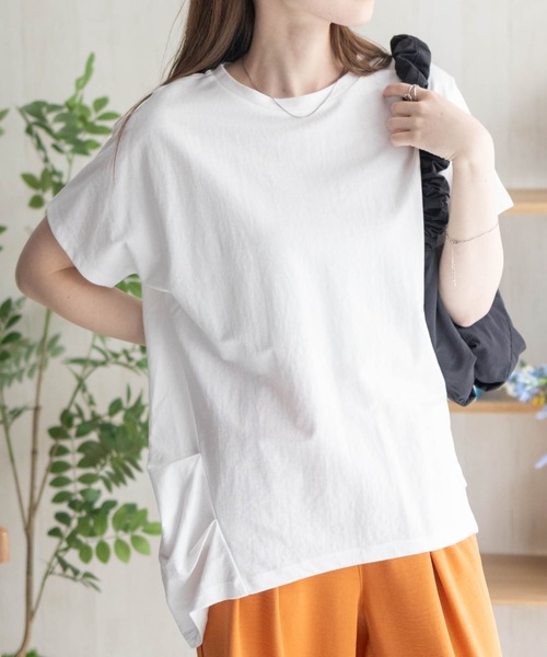 ホワイト オーバーサイズ チュニック　yori ホワイト オーバーサイズ チュニックyori